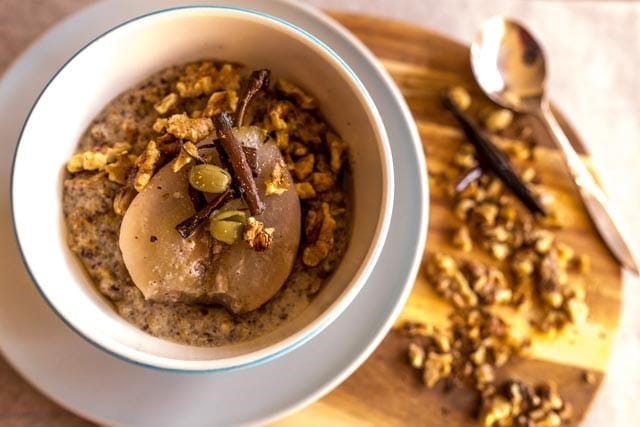 BARLEYMAX® Poached Pear Porridge - BARLEYMAX®