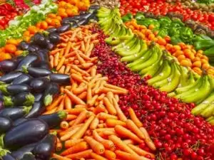 Balance on a plate - Fruit and Vegetables